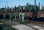 US Army 38th Transportation Batallion at Worms, Germany, in 1965 post card