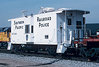 Southern Pacific Railroad Police Caboose #4709 post card