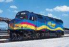 Florida Fun Train F40PH #354 post card