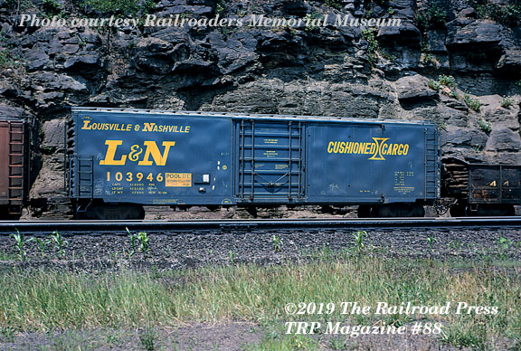 L&N Louisville & Nashville boxcar at Horseshoe Curve