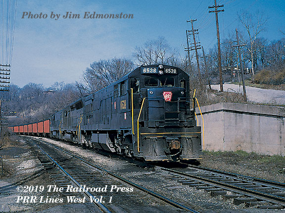 PRR Pennsylvania Railroad U30C diesel locomotive built by General Electric