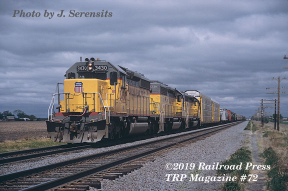 Union Pacific freight train near Fremont Nebraska