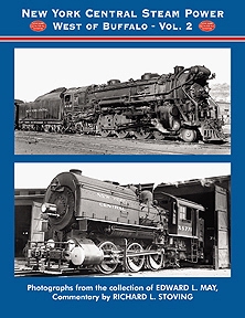 New York Central Steam Power West of Buffalo Volume 2 railroad book