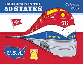 Railroads in the 50 States Coloring Book